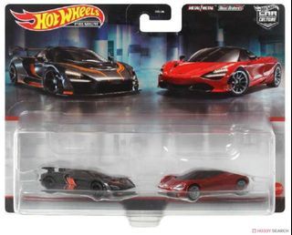Hotwheels Premium Car Culture Twin Packs - Mclaren Senna and Mclaren 720S