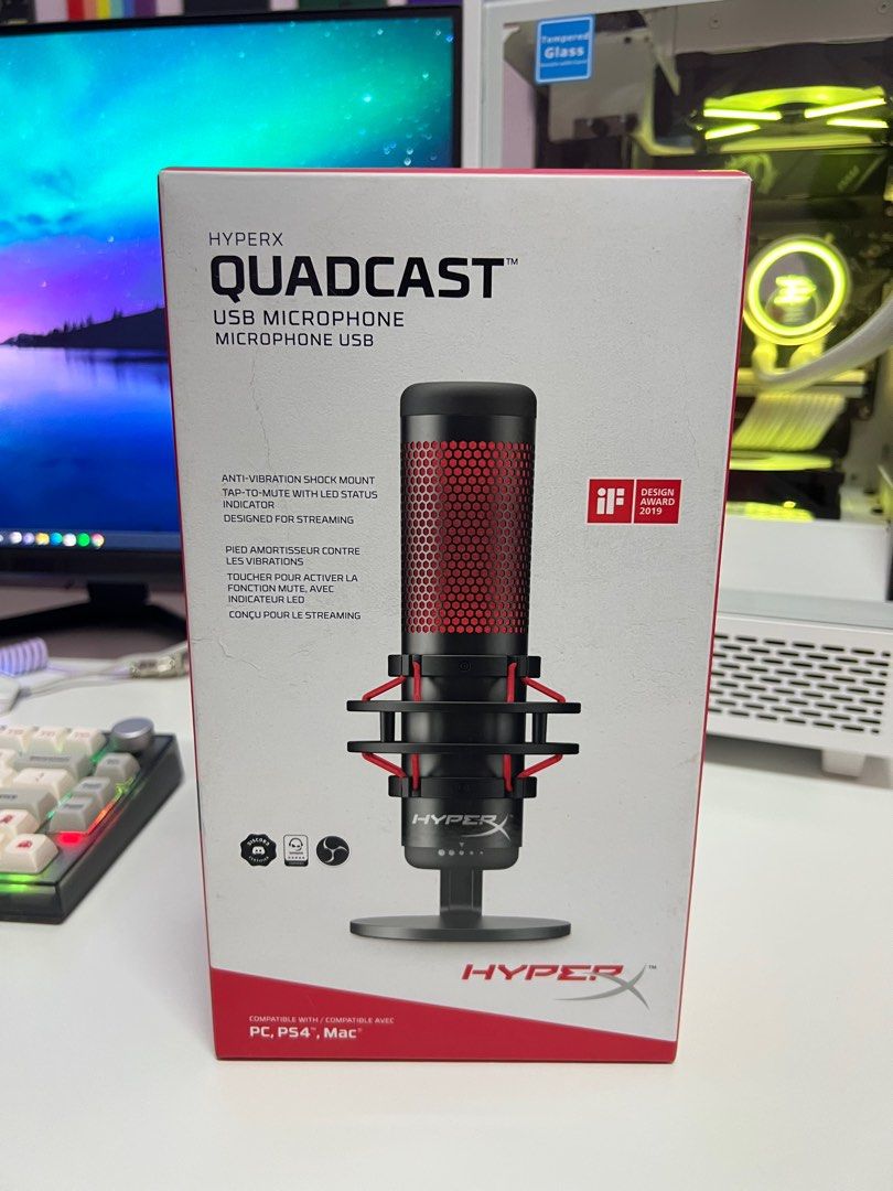 HyperX Quadcast, Computers & Tech, Parts & Accessories, Other Accessories on Carousell