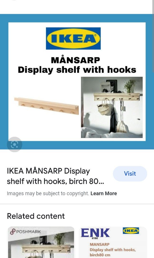 Mansarp display deals shelf