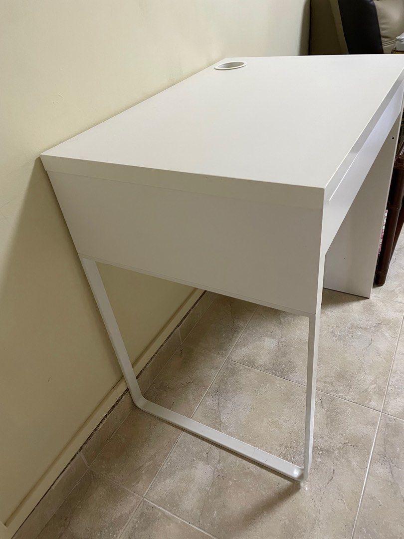 Ikea Micke Desk Table white, Furniture & Home Living, Furniture, Tables