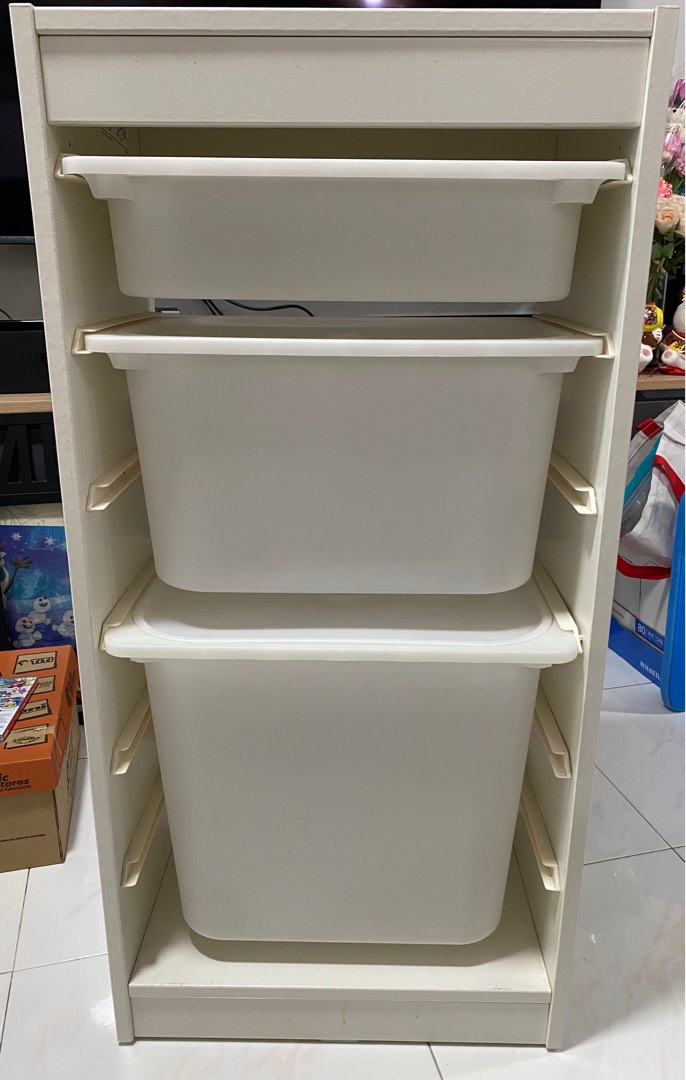 IKEA Trofast storage solution + containers for sale!, Furniture & Home