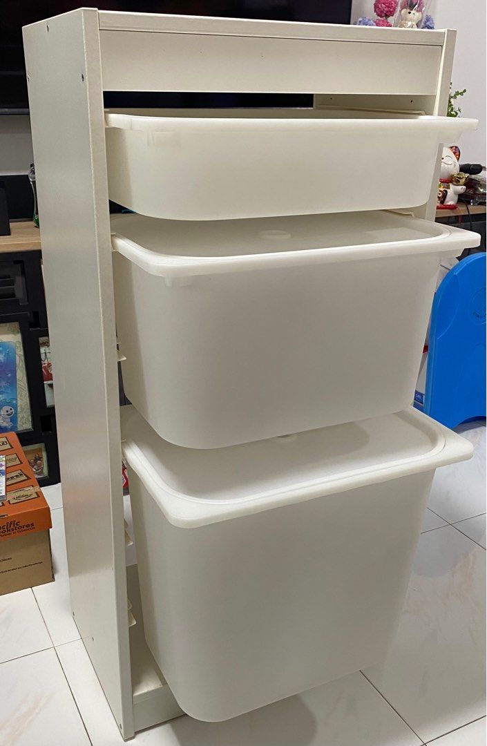 IKEA Trofast storage solution + containers for sale!, Furniture & Home