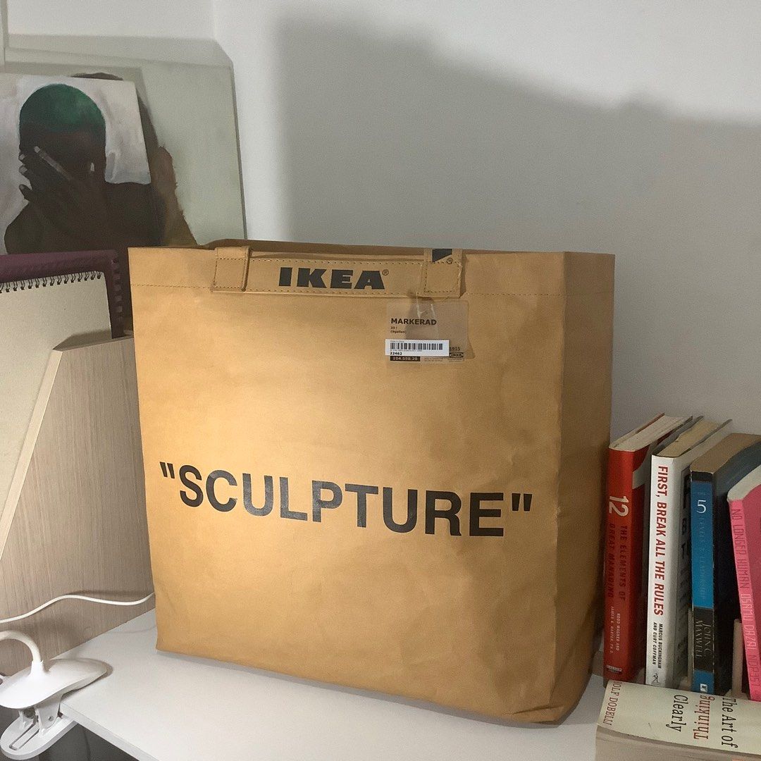 Ikea Virgil Abloh sculpture bag, Men's Fashion, Bags, Belt bags, Clutches  and Pouches on Carousell