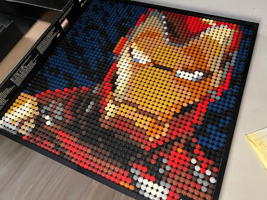 Iron man lego clearance puzzle