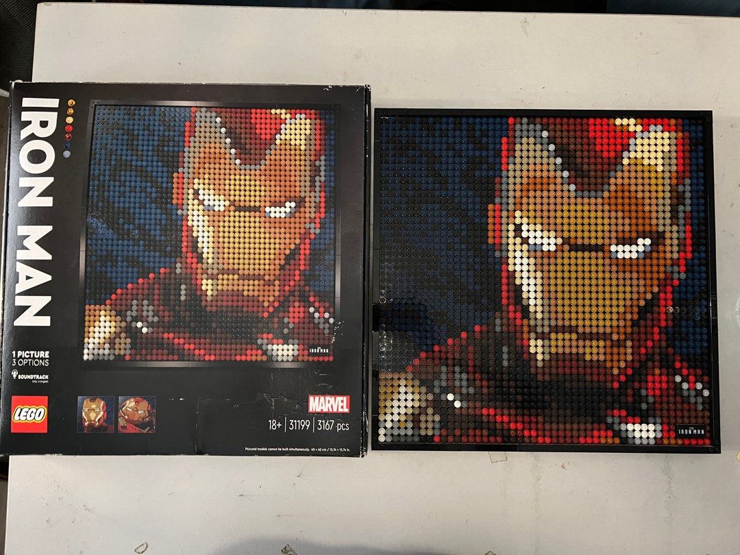 Iron man online lego puzzle