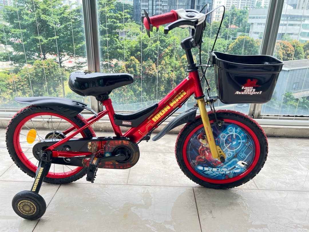 Iron man toddler bike outlet