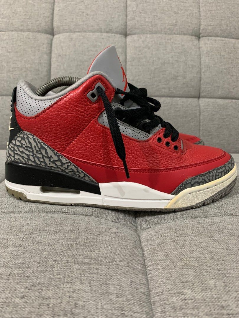 jordan retro 3 se red cement