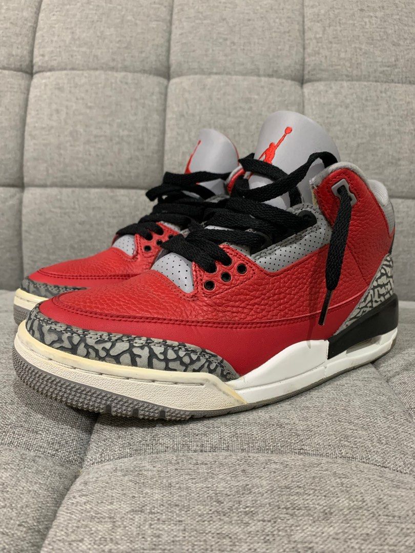 Jordan 3 Retro SE Red Cement, Men's Fashion, Footwear, Sneakers on ...