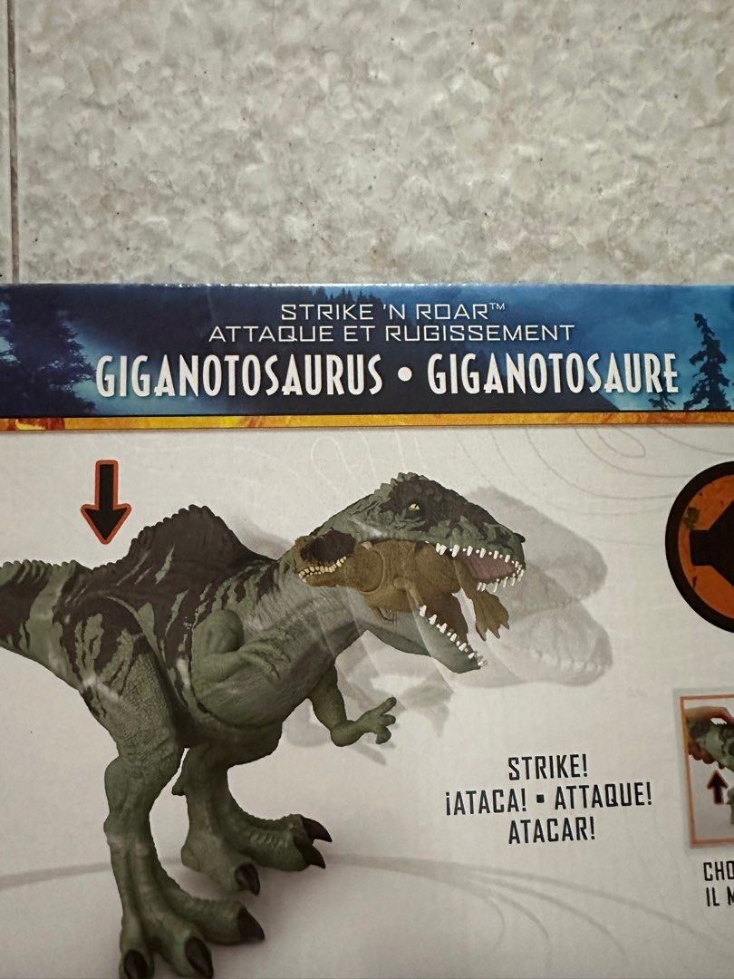 Jurassic World Dinosaur Dinosaurs Giganotosaurus, Hobbies & Toys, Toys ...