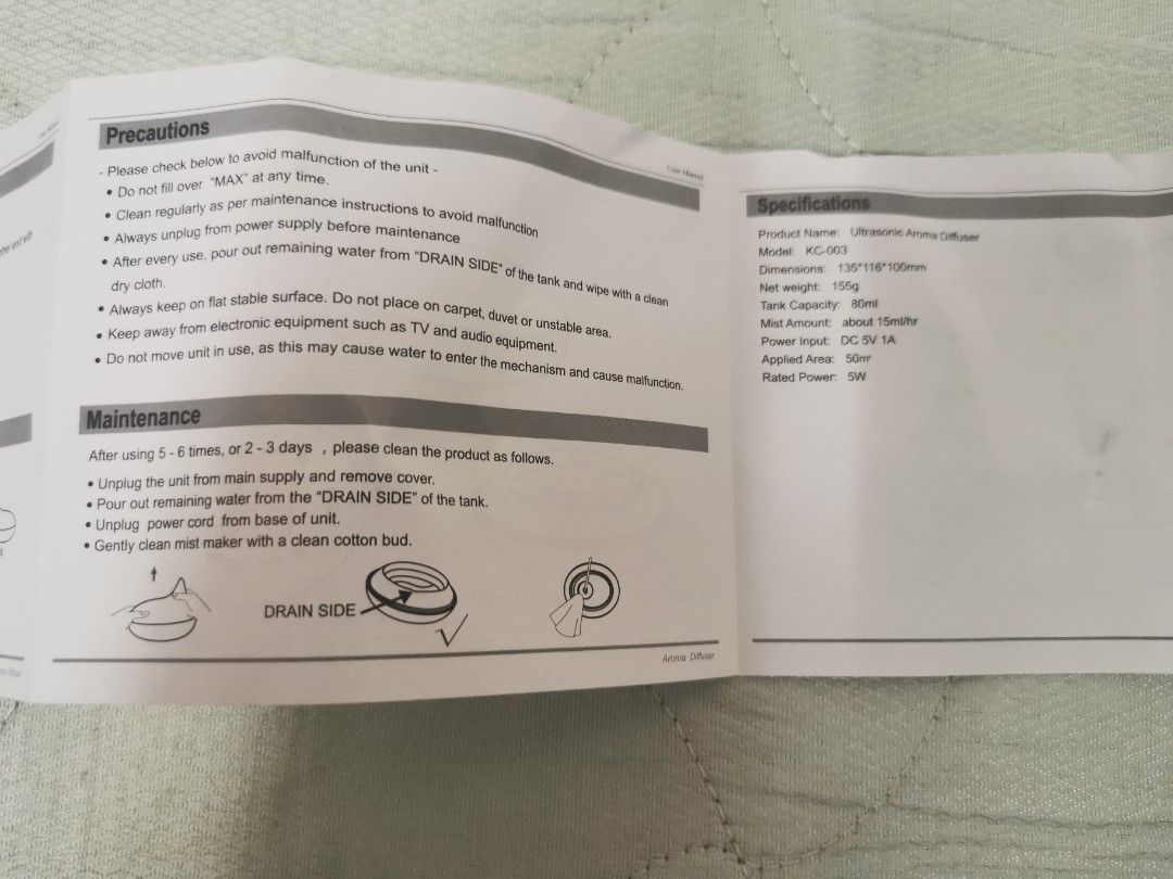 Kaison Diffuser, Furniture & Home Living, Home Fragrance on Carousell