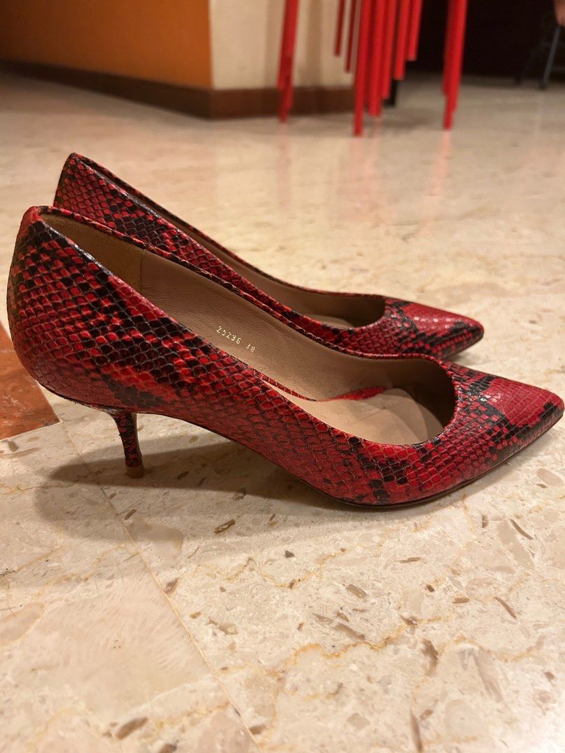 Kurt geiger red shop and black heels