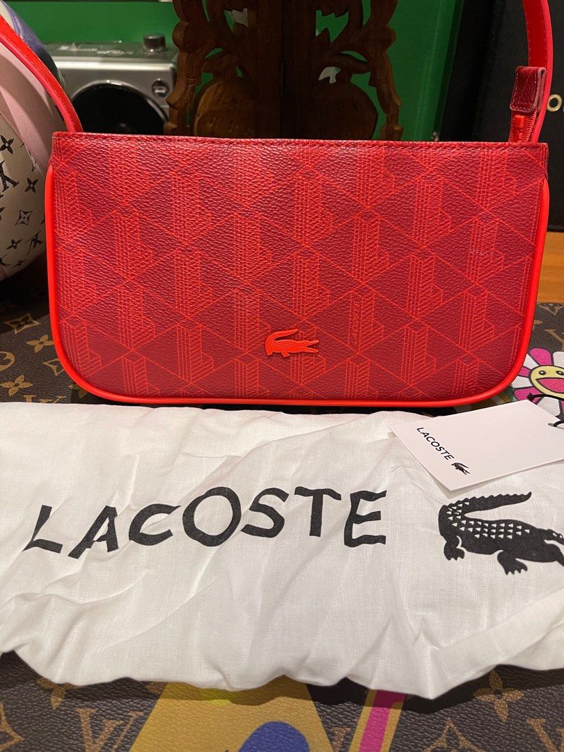 Lacoste kili-kili bag (Category: Luxury Bags & Wallets) located in Antipolo. Submitted by munstershupper (Listing ID 1206807869, Image 2). Description: Bought for 6500 pesos at Royal Duty Free Subic last February 2022. Used twice only. With dust bag and store tag. .