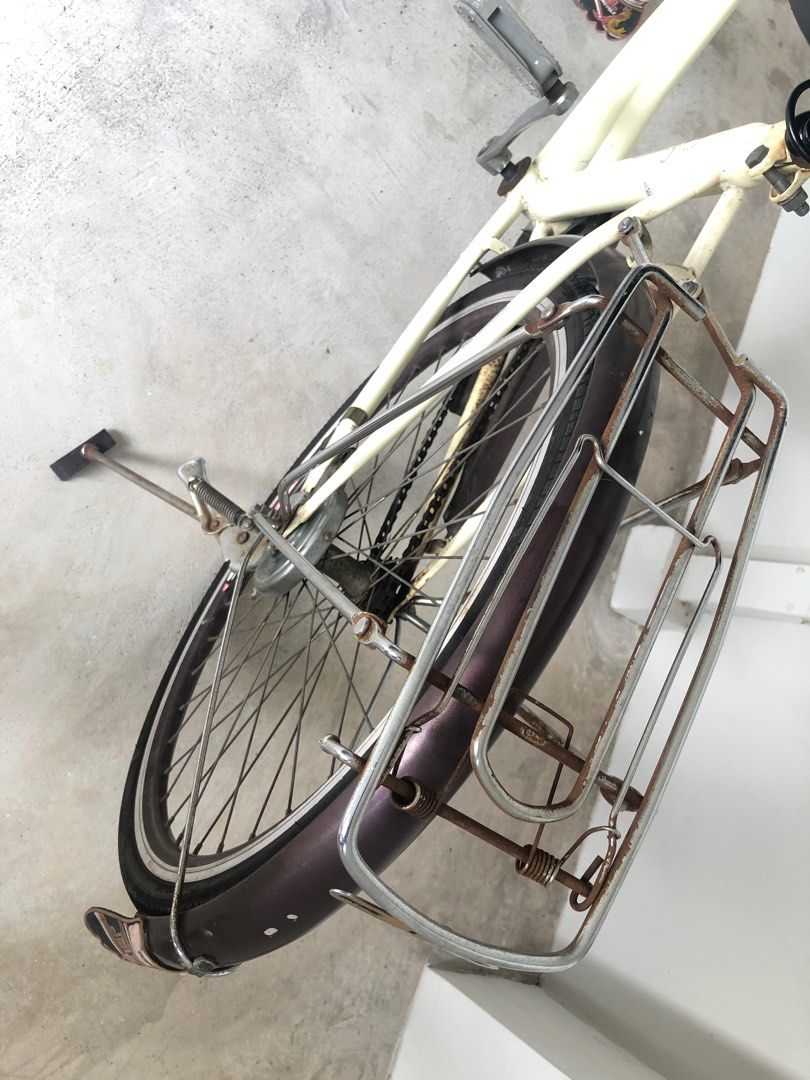 Lady’s 24” Phoenix smooth gearing Classic Single Gear with front basket