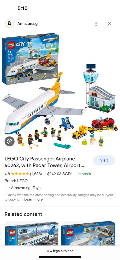 Lego 60262, Hobbies & Toys, Toys & Games on Carousell