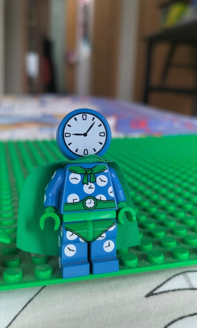 Lego man clock top