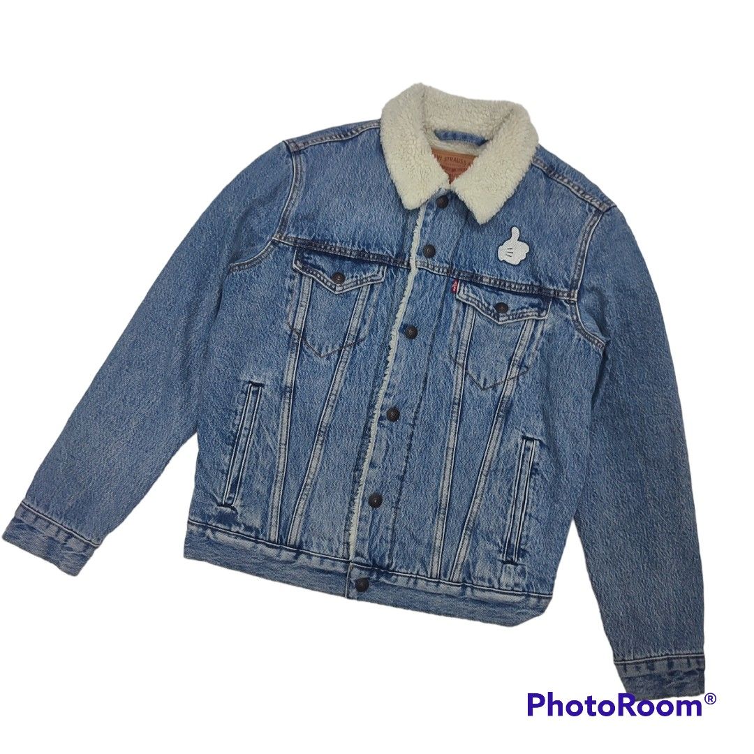 Levi's mickey hotsell sherpa jacket