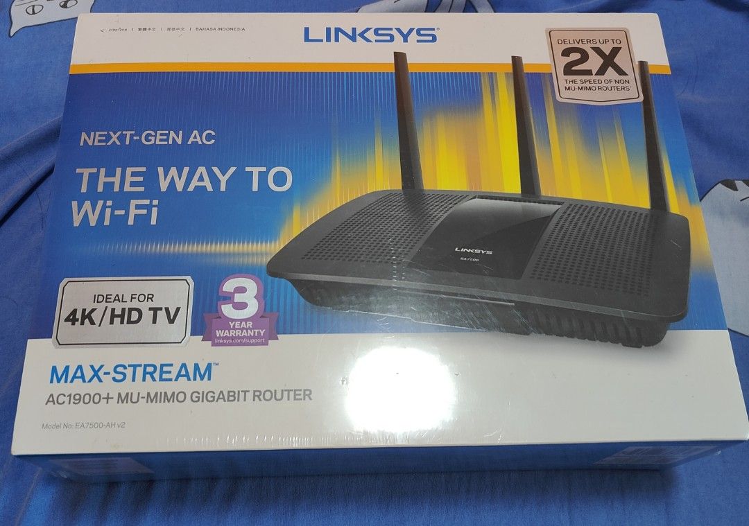 Linksys AC1900 gigabit router, Computers & Tech, Parts & Accessories ...