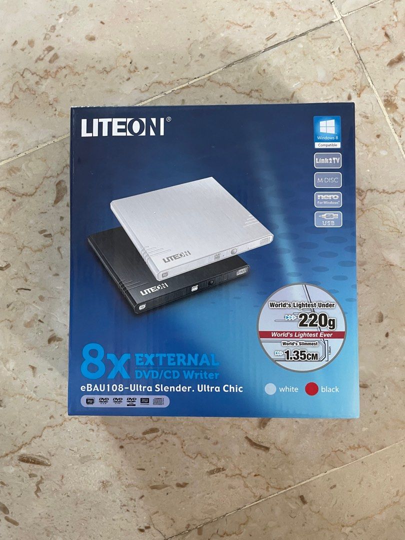 Liteon External DVD Writer, Computers & Tech, Parts & Accessories