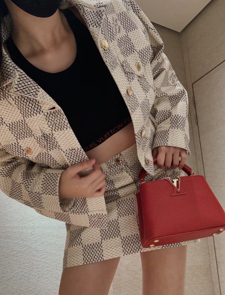 Louis Vuitton damier skirt and jacket preorder (Category: Luxury Apparel) located in Mandaluyong City. Submitted by japanandsingaporeluxepreloved (Listing ID 1206811628, Image 1). Description: 3880 each! Diclaimer: we are not affiliated with the brand stated in this post, no infringement intended. All copyrights are reserved to its brandowners ..