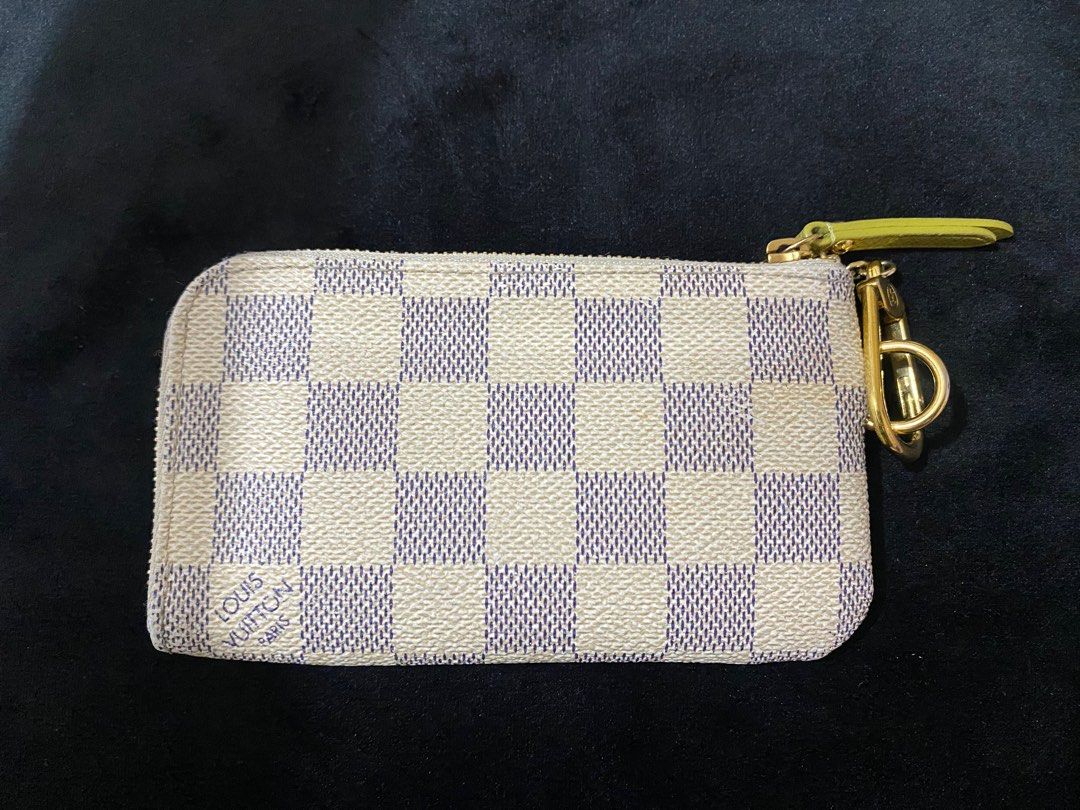LOUIS VUITTON LV (Category: Luxury Bags & Wallets) located in Binan City. Submitted by margasells (Listing ID 1206914024, Image 3). Description: LOUIS VUITTON Damier Azur Complice Trunks and Bags Key Pouch LV AZUR CLES LIMITED EDITION FLAWS: SMALL PAINT CHIPS COIN PURSE ONLY.