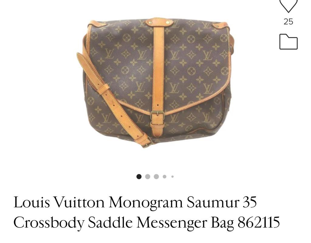Louis Vuitton Monogram Saumur 35 Crossbody Saddle Messenger Bag 862115 For  Sale at 1stDibs