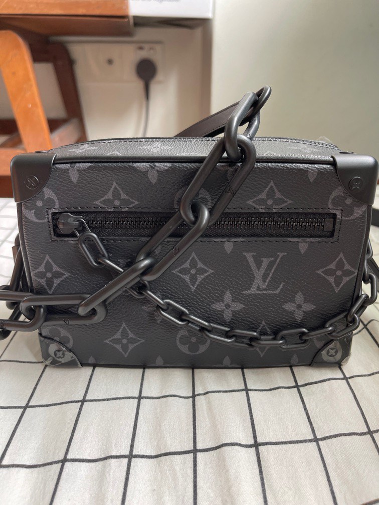 Louis Vuitton Mini Soft Trunk Bag Embossed Leather In Gray - Praise To  Heaven