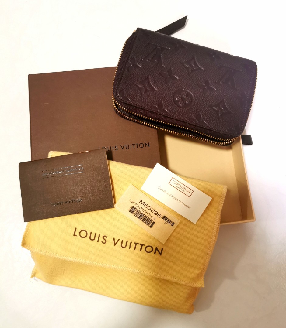 Louis Vuitton Compact Curieuse Yellow Empreinte