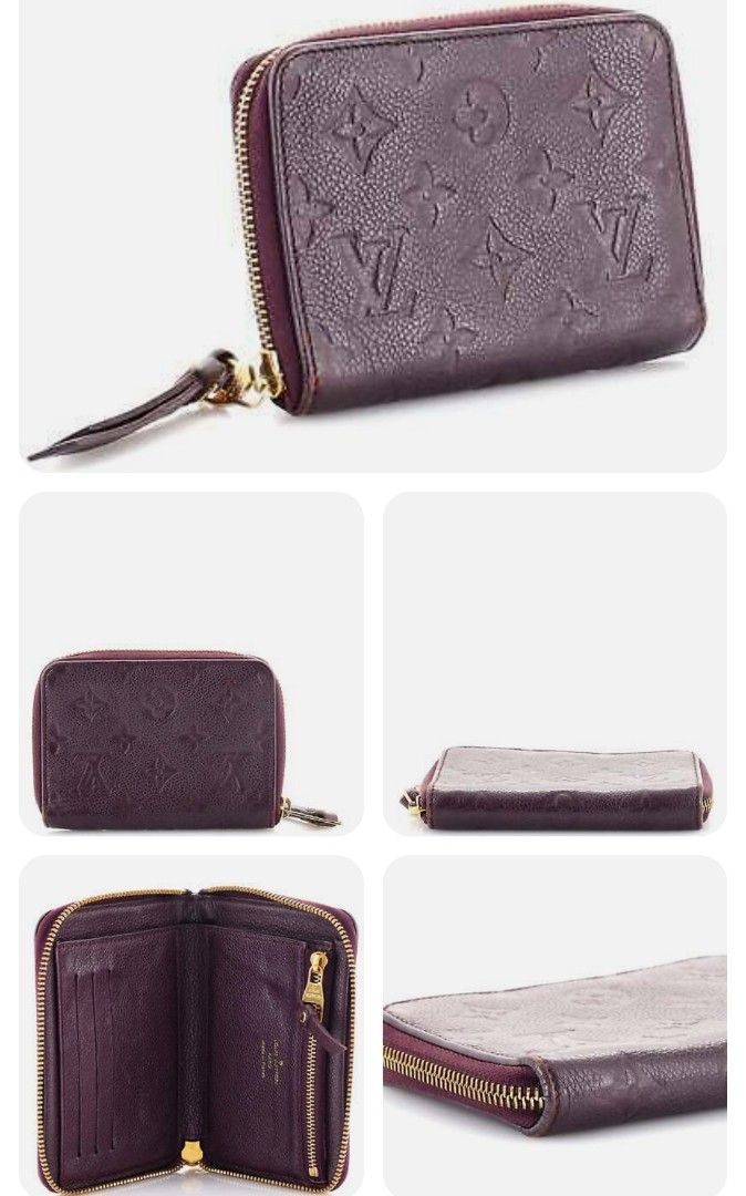 Louis Vuitton Secret Wallet Monogram Empreinte Leather Compact Purple  1600124