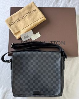 ❌SOLD❌ Louis V*itton Graphite Damier Daniel MM Messenger Bag. AUD 500,  including postage. In very good condition. Corner wear and scratches…