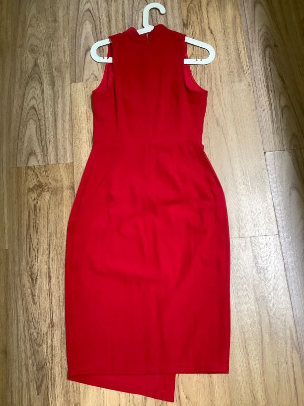 Love Bonito red dress, Women's Fashion, Dresses & Sets, Dresses on Carousell