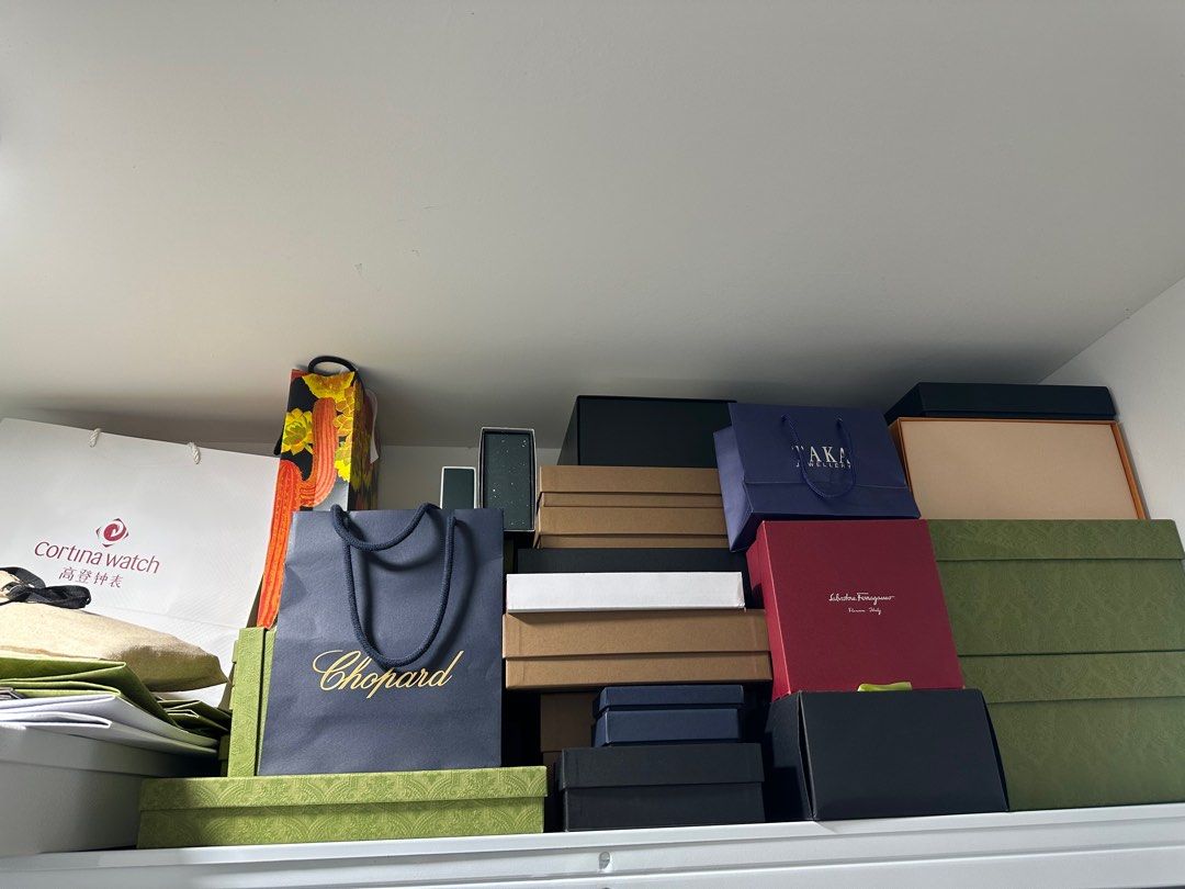 LV boxes, Luxury, Accessories on Carousell