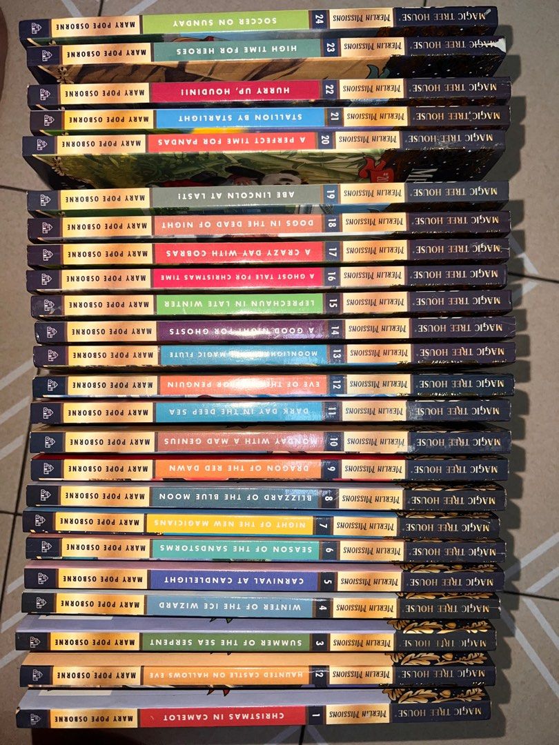 Magic tree house - Merlin missions 1-24, Hobbies & Toys, Books ...