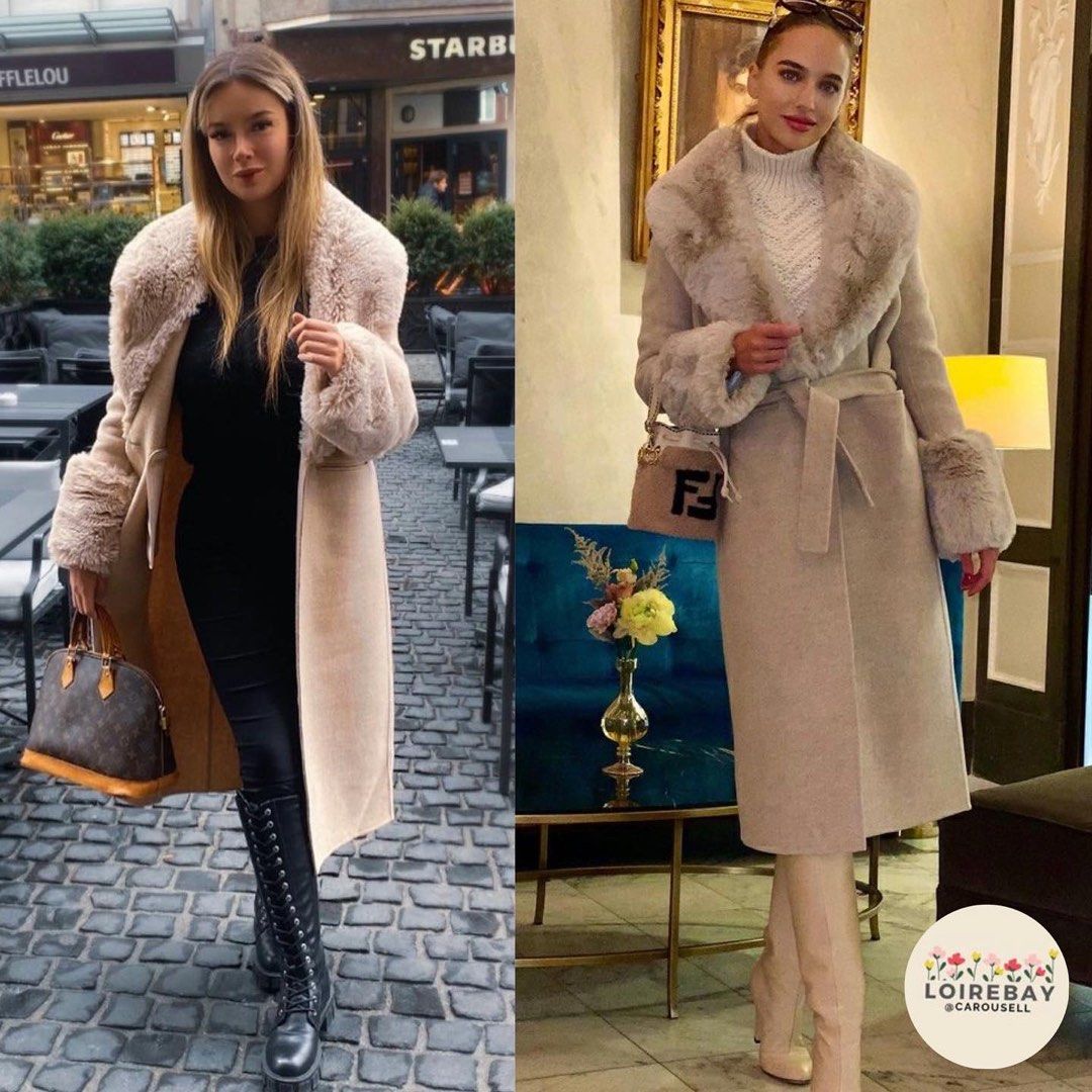 Maje fur coat clearance