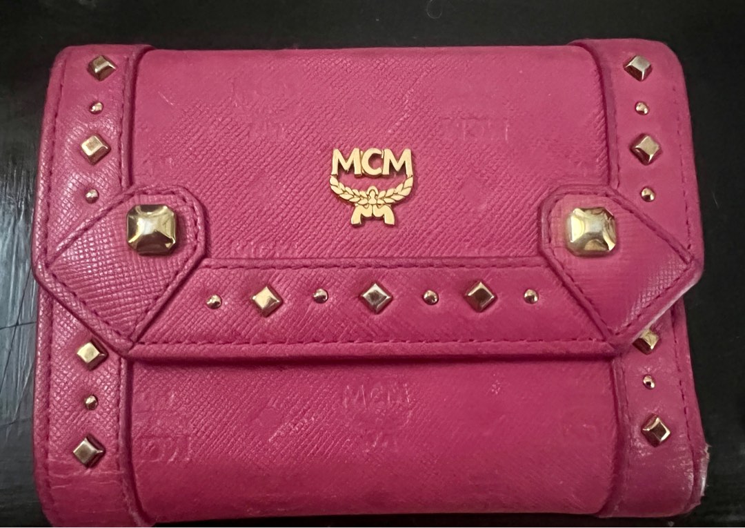 MCM Trifold Wallet, Luxury, Bags & Wallets on Carousell