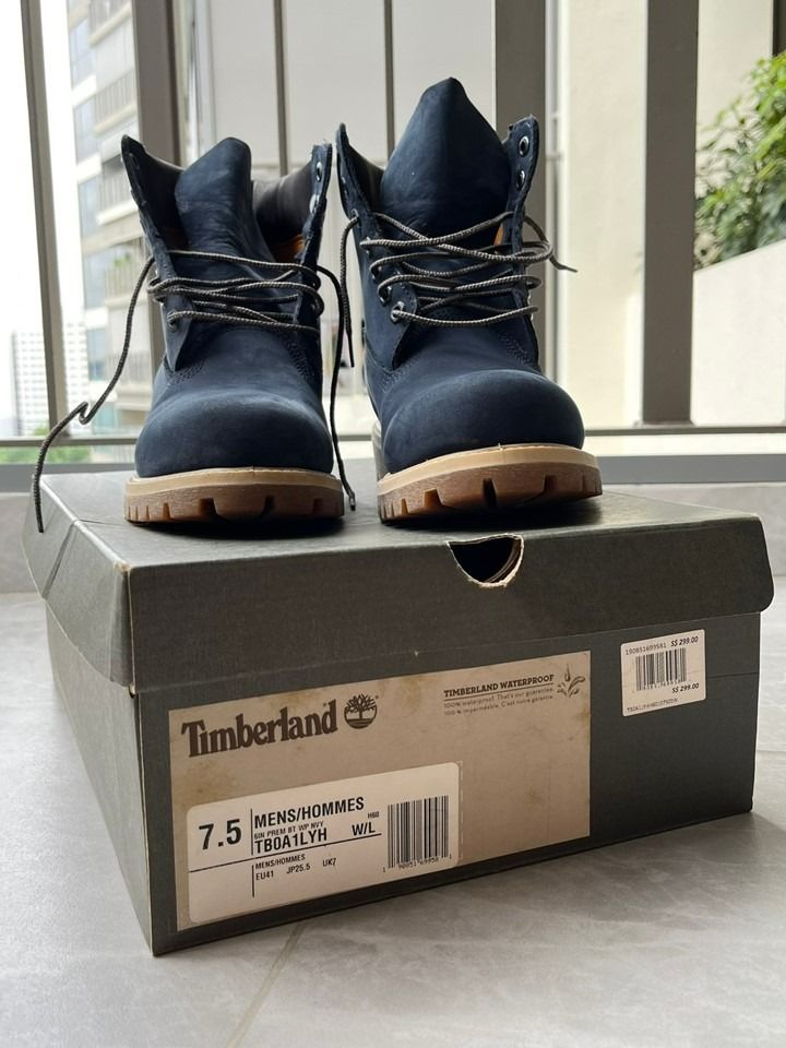Timberland blue mens boots outlet