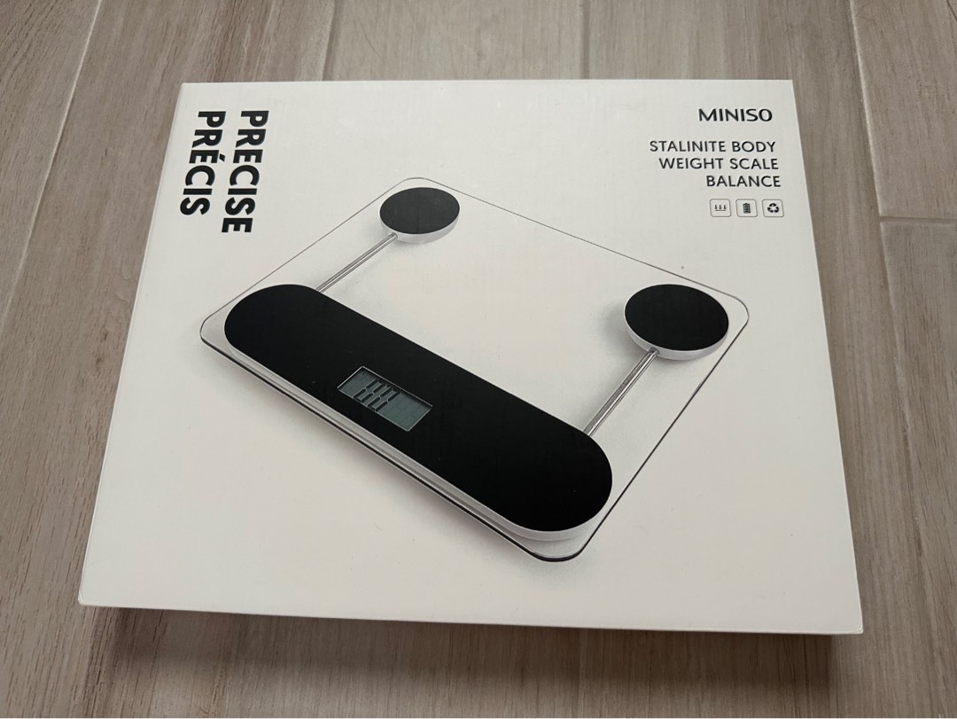 Miniso Stalinite body weight scale, Health & Nutrition, Health Monitors