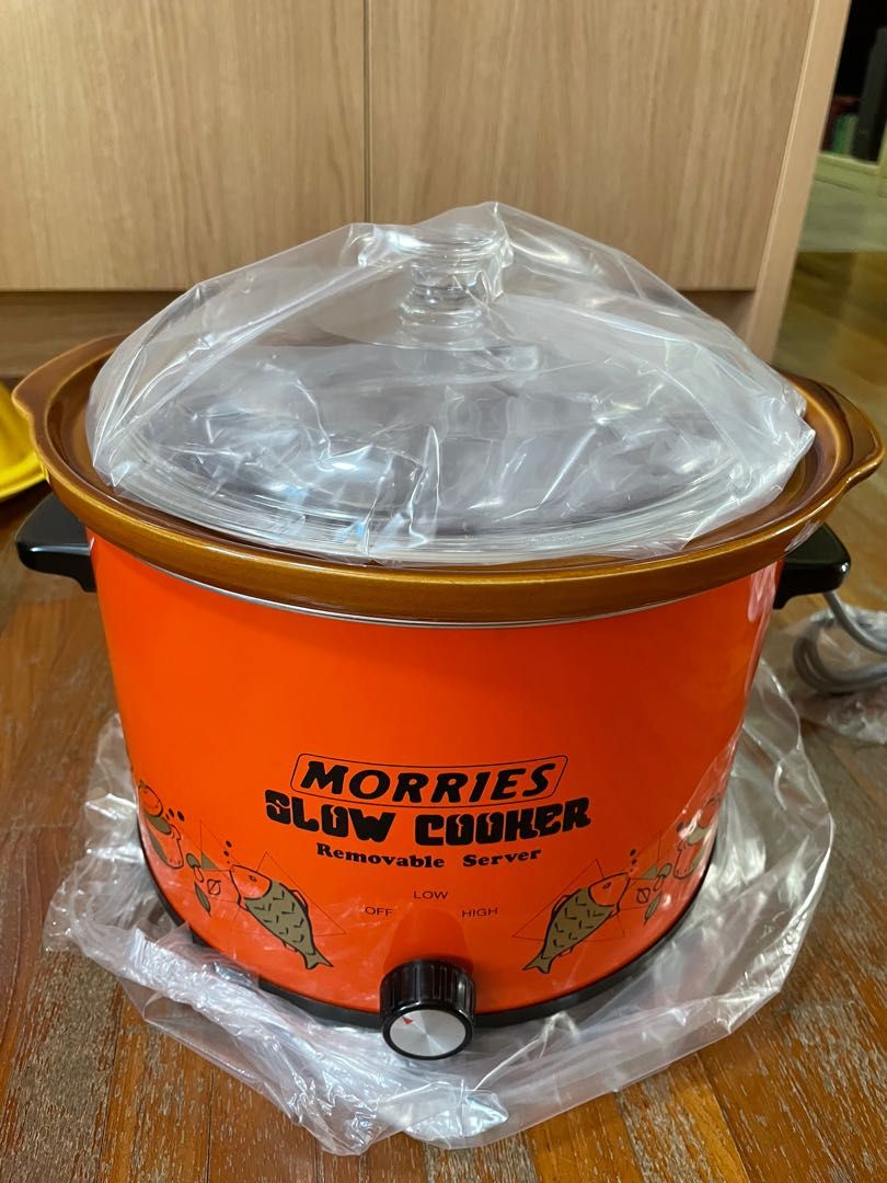 Brand New Unused Morries Large Slow Cooker with Removable Server