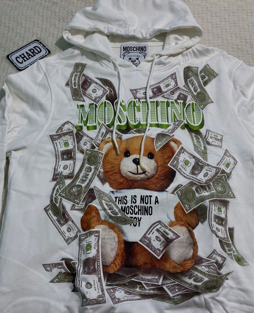 MOSCHINO MONEY BEAR HOODIE