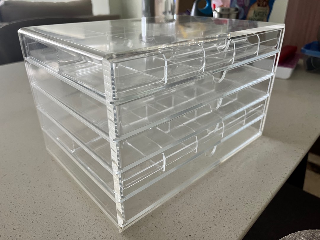 MUJI Clear Accessory Storage Organiser, Women's Fashion, Jewelry