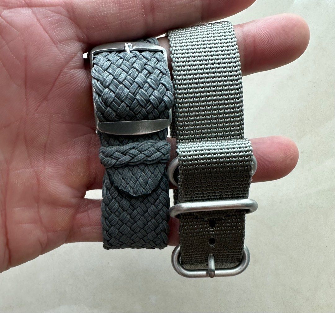 Perlon top nato strap