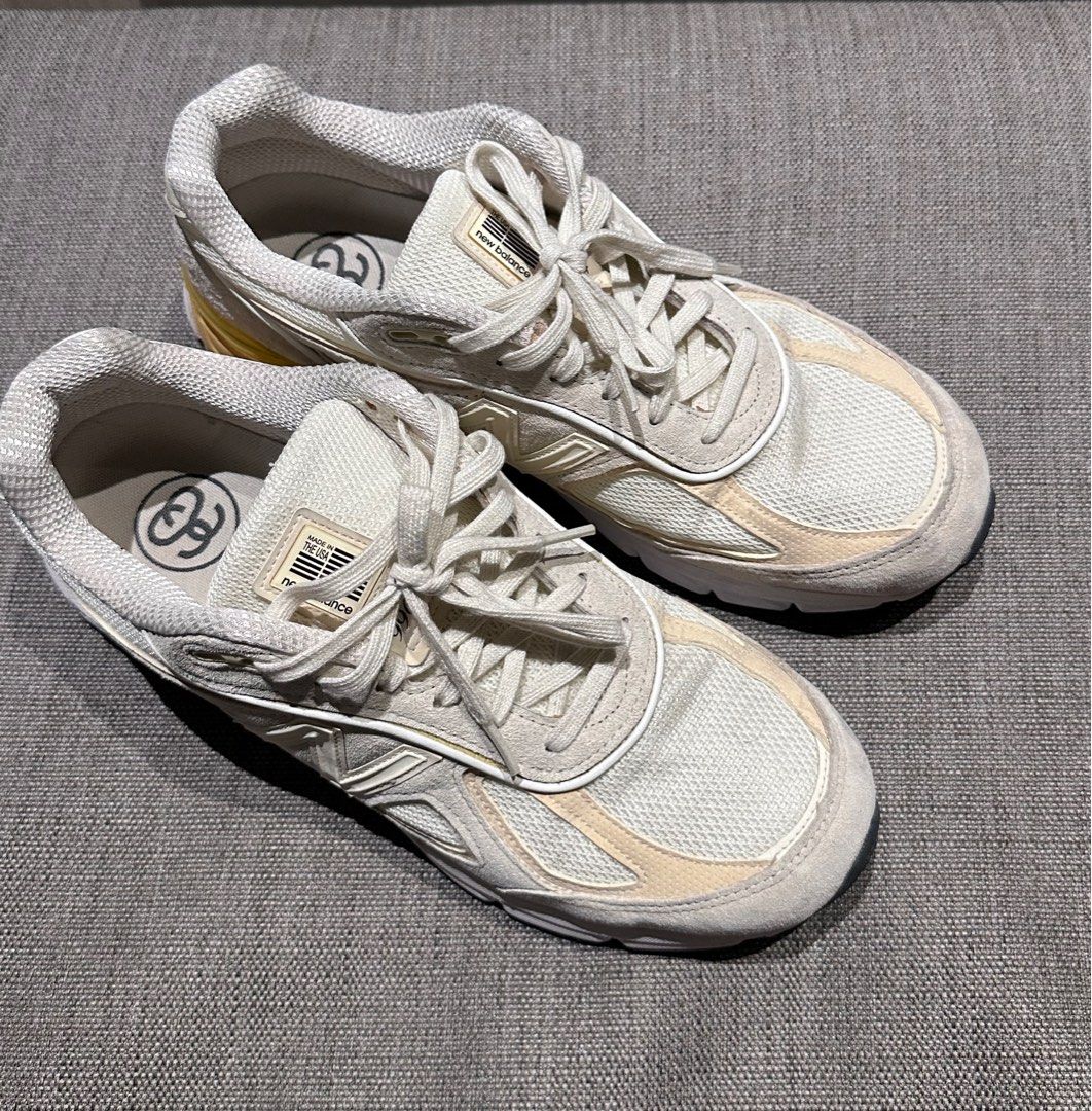 NEW BALANCE 990v4 Stussy Cream US10 Men s Fashion Footwear
