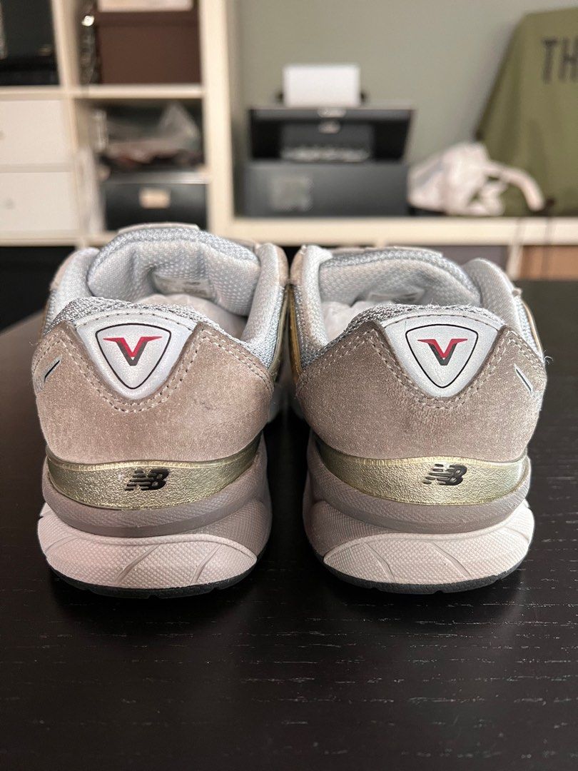 NEW BALANCE TODDLER S 990V5 GREY HOOK LOOP