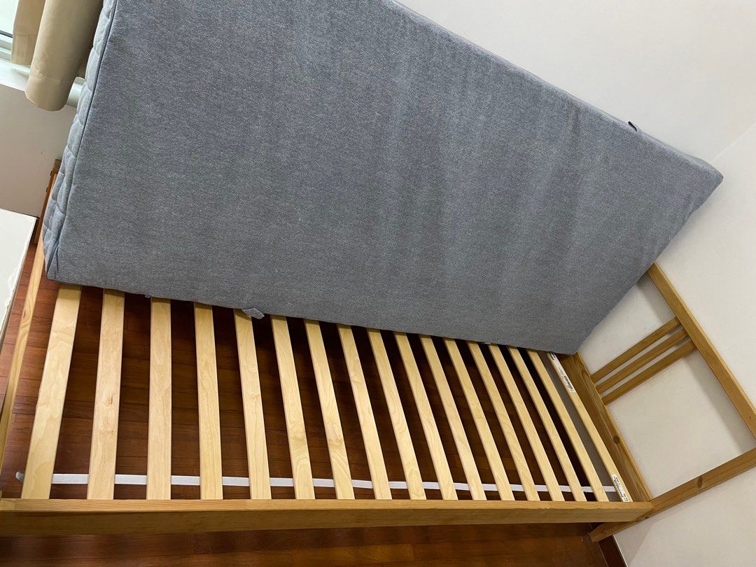 New IKEA mattress and bed frame, Furniture & Home Living, Furniture
