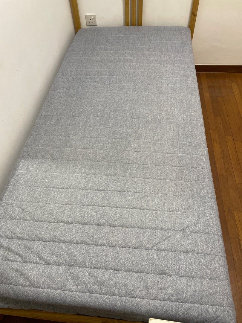 New IKEA mattress and bed frame, Furniture & Home Living, Furniture
