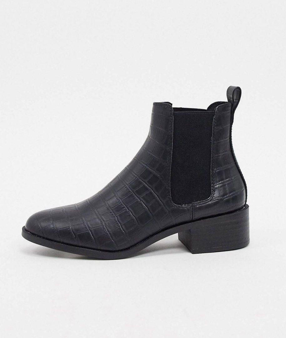 New look store croc chelsea boots