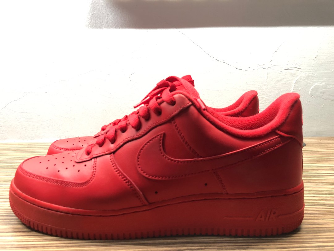 red air force 1 triple red