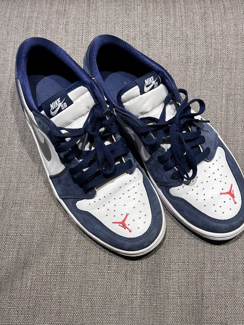 Nike SB x Jordan 1 Low Midnight Navy US10 Men s Fashion