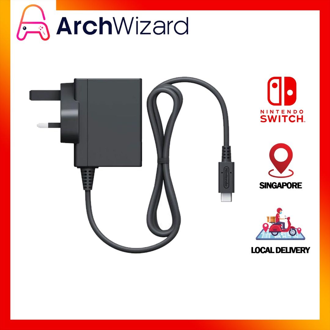 Nintendo Switch AC Adapter Europe 2 pin SG 3 pin Japan 2 flat