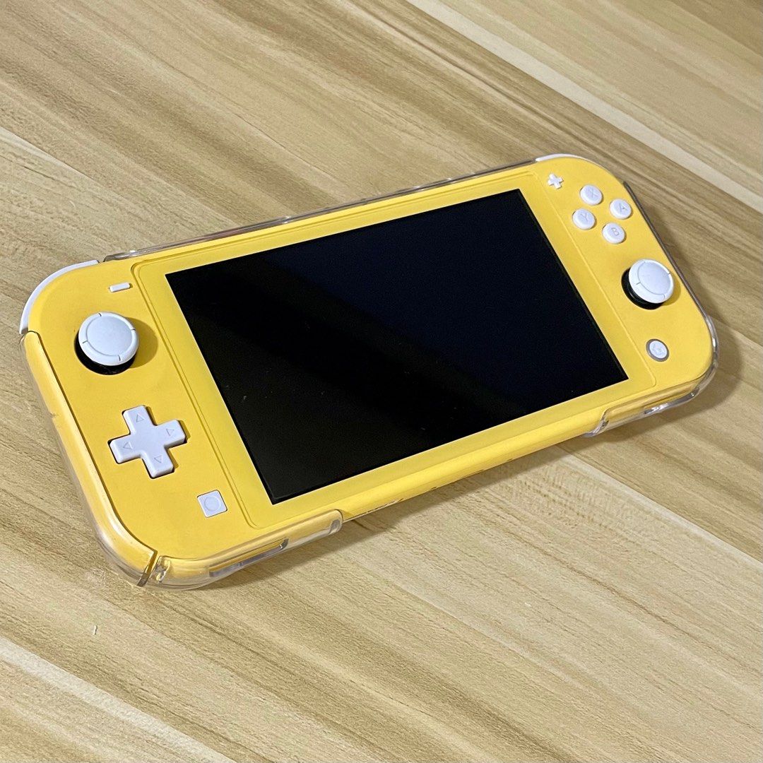 Nintendo Switch Lite (Yellow) - Complete Package with games (Category: Nintendo) located in Quezon City. Submitted by blueblink35 (Listing ID 1206914833, Image 3). Description: Unit Box Charger Gulikit protective case Screen protector SanDisk 64GB microSD Games: Animal Crossing New Horizons Mortal Kombat 11 Ultimate Gear-Club Unlimited Cook, Serve, Delicious! 2!! Jisei: The First Case HD Stay Drowning Arcade Archived Circus Charlie Pokemon Unite 