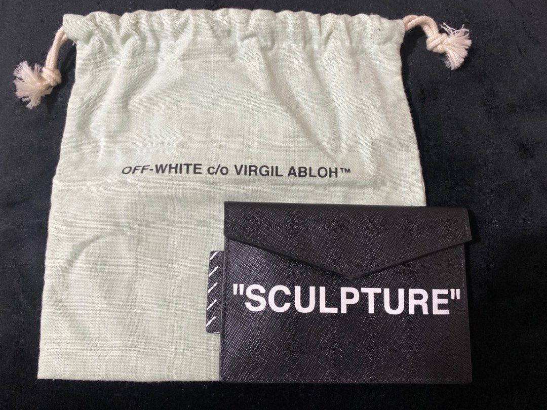 Off white (Category: Luxury Bags & Wallets) located in Binan City. Submitted by margasells (Listing ID 1206914190, Image 1). Description: Off white sculpture wallet with card slots. Can be used as wallet or card holder With dust bag only.